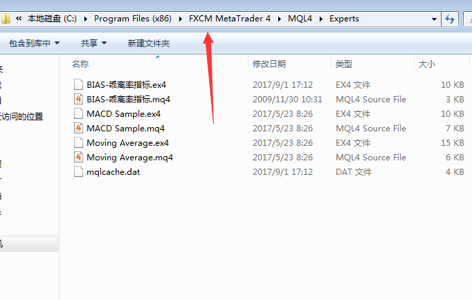 MT4自定义指标保存路径与文件类型详解